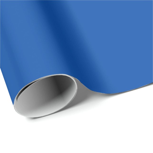 Klarblå Presentpapper (Rullad Hörn)