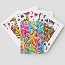 KLARFÄRGAD SOMMAR SJöstjärna Casinokort