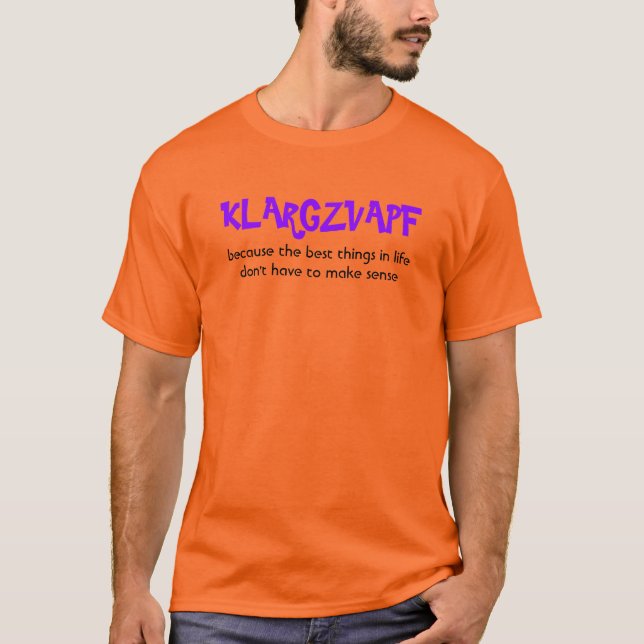 Klargzvapf T Shirt (Framsida)
