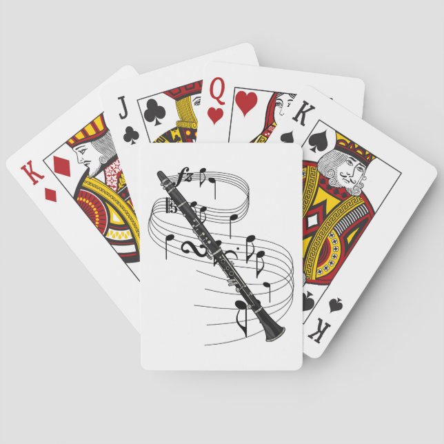 Klarinett Casinokort (Baksidan)
