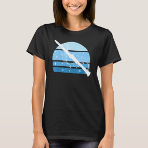 Klarinett Estetik Retro Klarinettist Vintage T Shirt