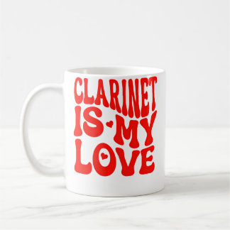 Klarinett Ist Meine Liebe Orkester Musiker Klarine Kaffemugg