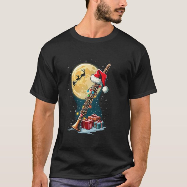 Klarinett jul t shirt (Framsida)