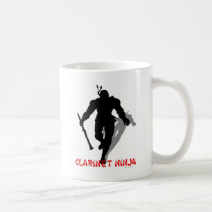 Klarinett Ninja Kaffemugg