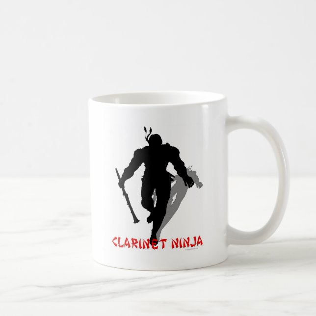 Klarinett Ninja Kaffemugg (Höger)