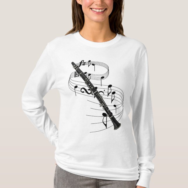 Klarinett T Shirt (Framsida)