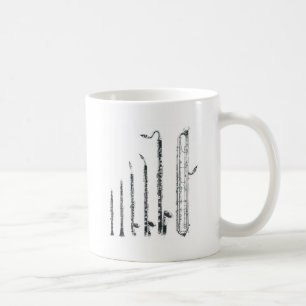 klarinetter kaffemugg