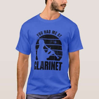 Klarinettist som säger pojke t shirt
