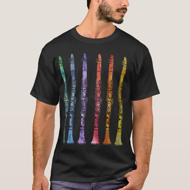 Klarinettkritor T-shirt (Framsida)