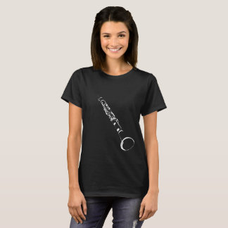 KlarinettSilhouettesvart Tee Shirt