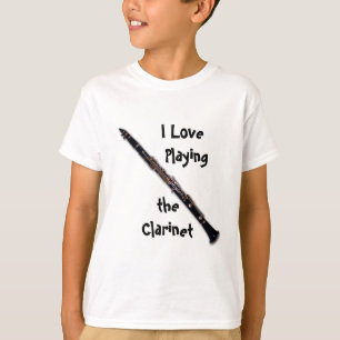 Klarinettskjorta - jag älskar att leka klarinette t-shirt