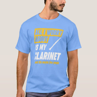 Klarinettspelare Citat rolig T Shirt