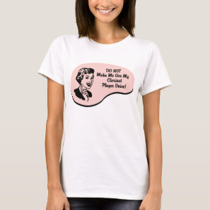 Klarinettspelare uttrycker t shirt