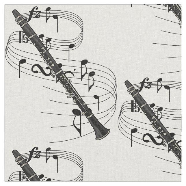 Klarinetttyg Tyg (Närbild)