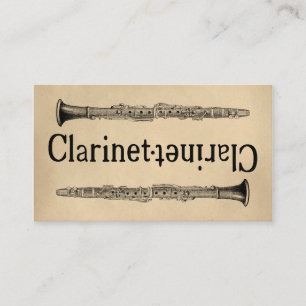 Klarinettvintage Visitkort