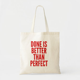 Klart är bättre än Perfekt Tygkasse