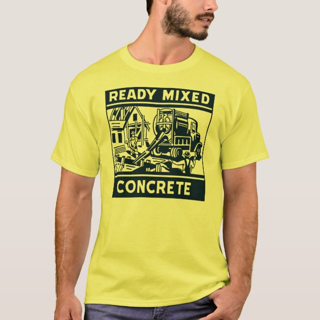 Klart blandat hårdnar tee shirt (Framsida)