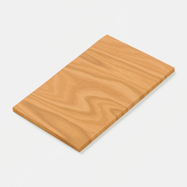 Klart trä post-it block (Vinklad)