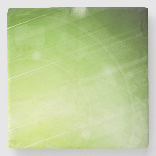 Klarteckendesign i högteknologisk stil stenunderlägg (Framsidan)