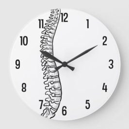 Klås för kropraktor i sidryggrad stor klocka