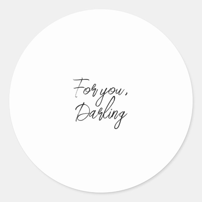 Klasiga presentklistermärken runt klistermärke (Framsida)