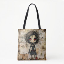 Kläskig docka med hjärta