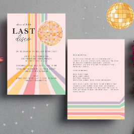 Klass 0f 2024 Studentfest för senaste återgång til Inbjudningar