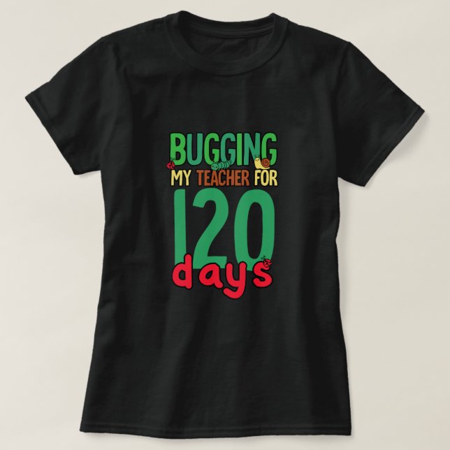 Klass 120 dagar med skolavhopp t shirt (Design framsida)