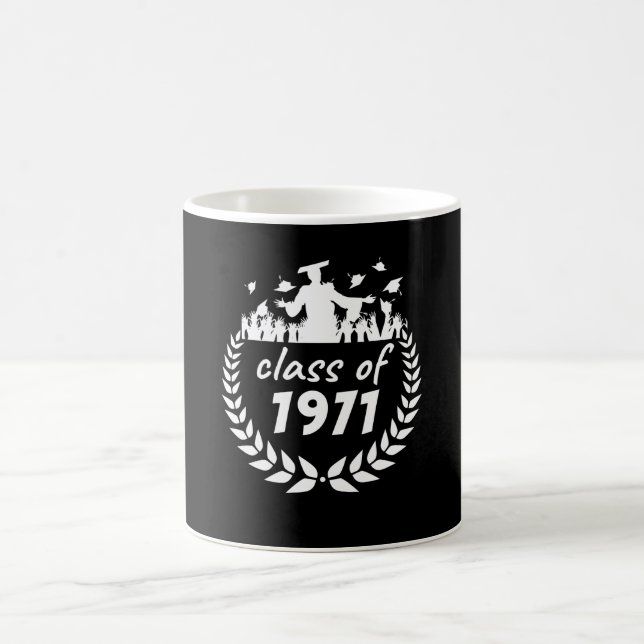 Klass 1971 55-års skolåterträff Present till klass Kaffemugg (Center)