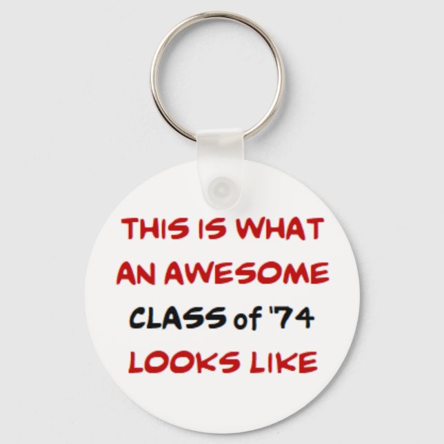 klass 1974, fantastisk nyckelring (Framsida)