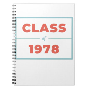 Klass 1978 anteckningsbok