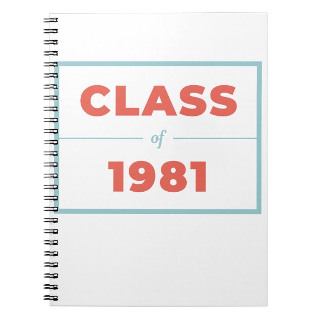 Klass 1981 anteckningsbok (Framsidan)