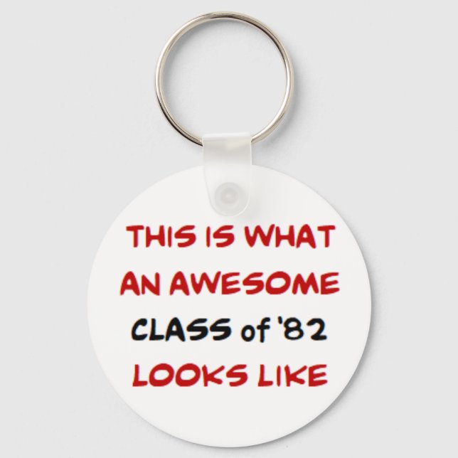 klass 1982, fantastisk nyckelring (Framsida)