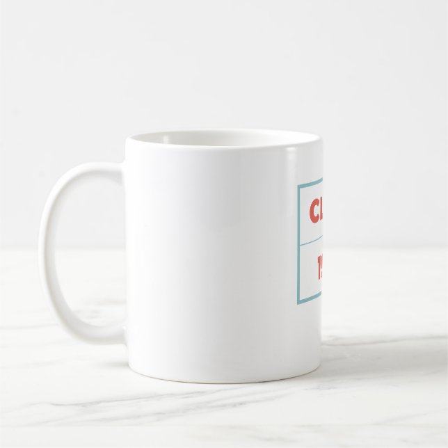 Klass 1985 kaffemugg (Vänster)