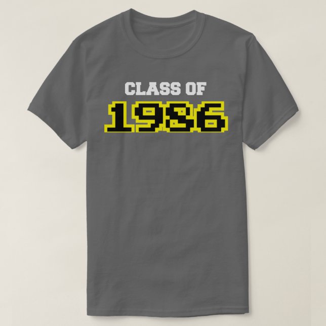Klass 1986 t shirt (Design framsida)