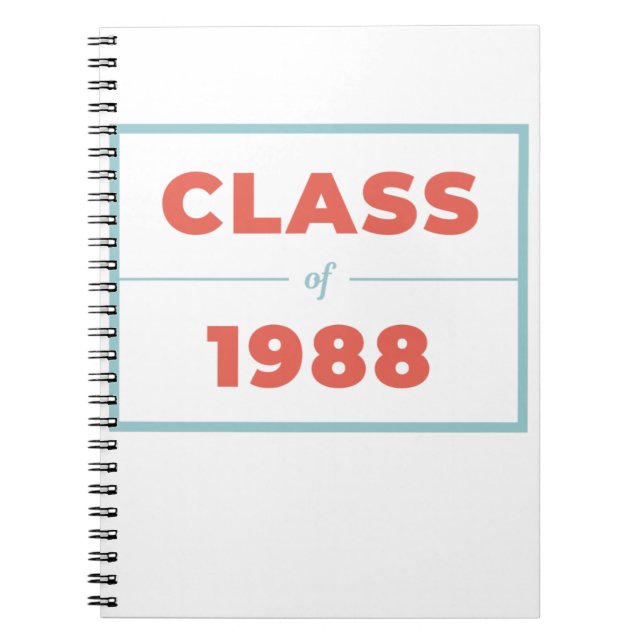 Klass 1988 anteckningsbok (Framsidan)