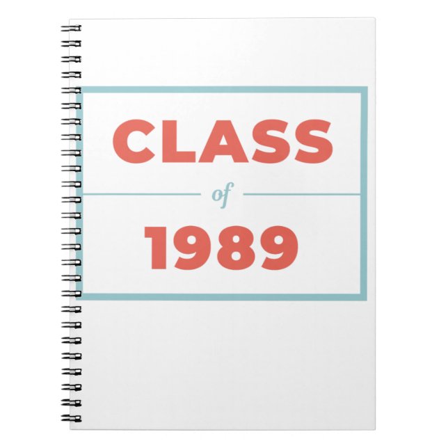 Klass 1989 anteckningsbok (Framsidan)