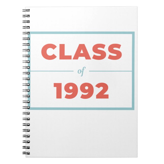 Klass 1992 anteckningsbok (Framsidan)