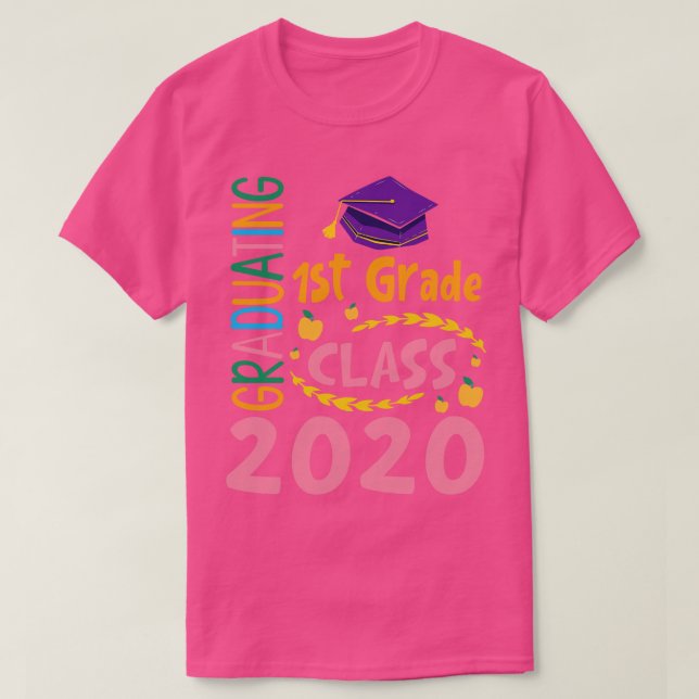 Klass 1:a Klass Senior Lycklig i skolan T Shirt (Design framsida)