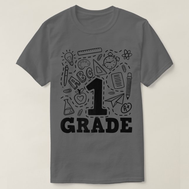 klass 1:a Typografigruppen 1:a Klass Back to schoo T Shirt (Design framsida)