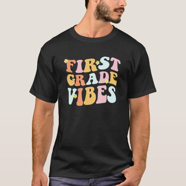 Klass 1 Lärare Studenter Hippie Klass VI T Shirt (Framsida)