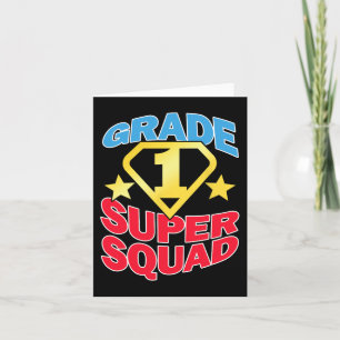 Klass 1 Toppen Squad Superhjälte Teacher Team Kort