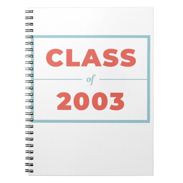Klass 2003 anteckningsbok (Framsidan)