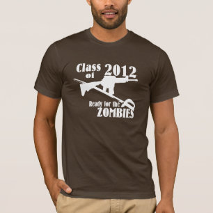 Klass 2012 Redo för zombies T-shirt