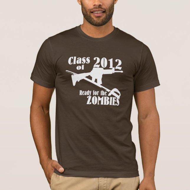 Klass 2012 Redo för zombies T-shirt (Framsida)