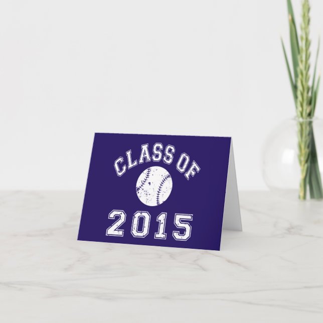 Klass 2015: Baseball Helgkort (Framsida)