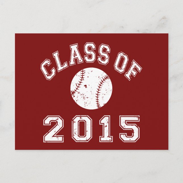 Klass 2015: Baseball Vykort (Framsida)