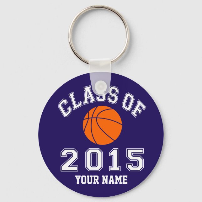 Klass 2015: Basketboll Nyckelring (Framsida)