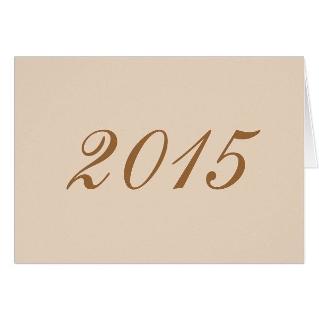 Klass 2015 hälsningskort (Framsidan Horizontal)
