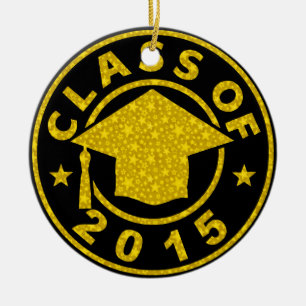 Klass 2015 Studenten Julgransprydnad Keramik